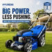 Hyundai 21" Petrol Lawn Mower - Self-Propelled,196cc Engine, Steel Deck, Easy Start, OPC Safety