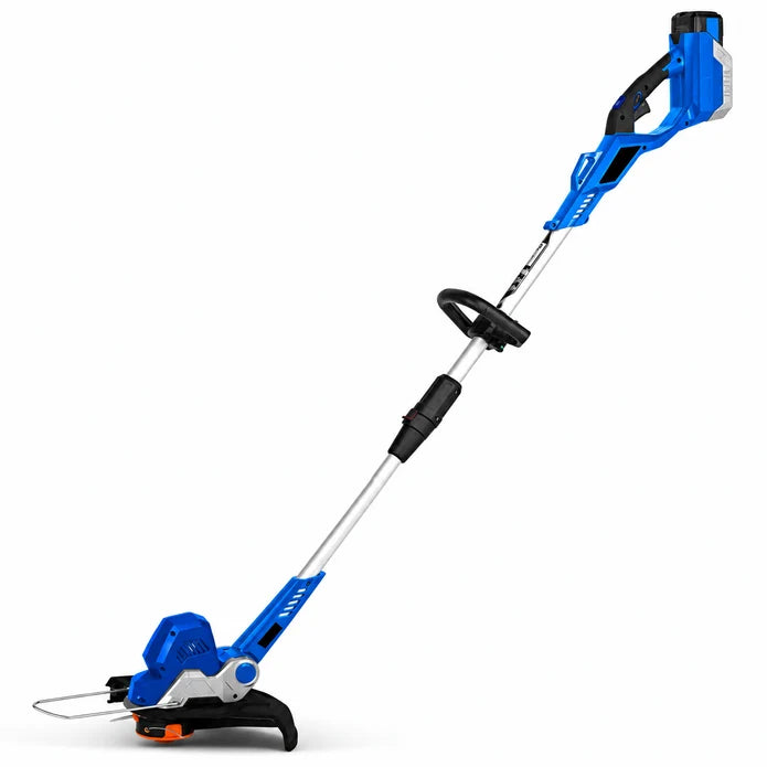 Hyundai 40V Battery Grass Trimmer - 330mm Cutting, Skin Only with Shoulder Strap, Cordless & Rechargeable - Skin Only