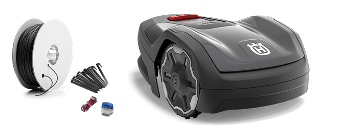 Husqvarna Automower® Aspire™ R4 with installation kit