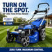 Hyundai 20" Petrol Lawn Mower Zero Turn – Electric Start, Self-Propelled, 170cc Engine, 70L Grass Collector