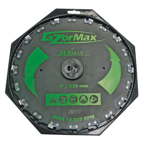 9" Razor Max Brushcutter Blade, 3/8" Pitch