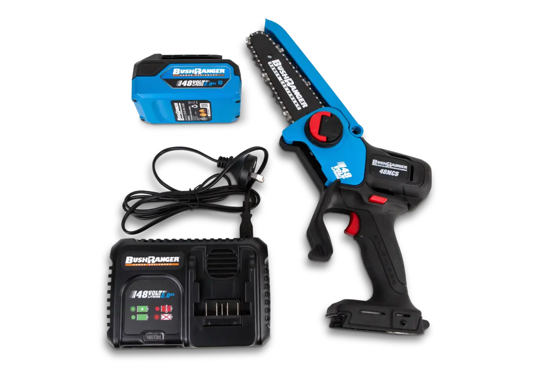 Bushranger 48V Pruning Kit Inc 2 Ah Battery and Charger