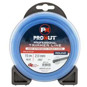 PROKUT TRIMMER LINE ROUND BLUE .080 2.0MM 49' 15M TEARDROP